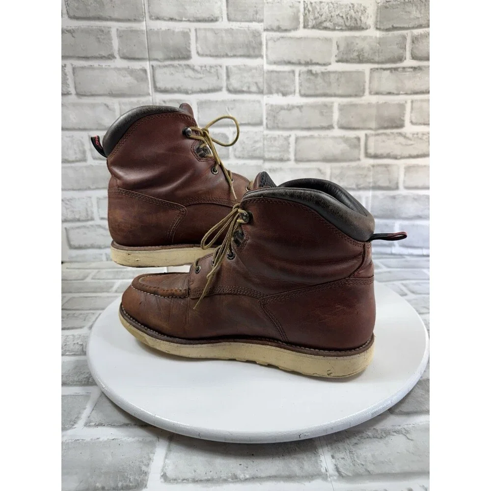 Red Wing Traction Tred Men's 6-inch Waterproof Soft Toe Work Boot Size 10 D